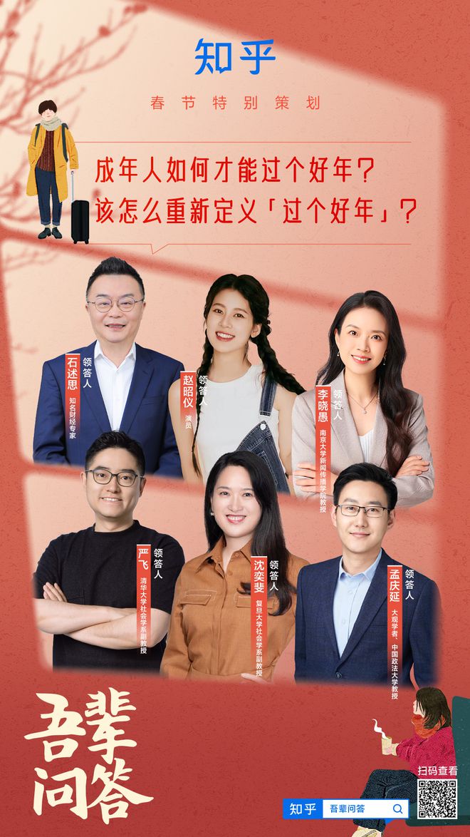 ：个性自由与多元年轻一代重新定义过年麻将胡了试玩知乎“吾辈问答”春节特辑(图1)