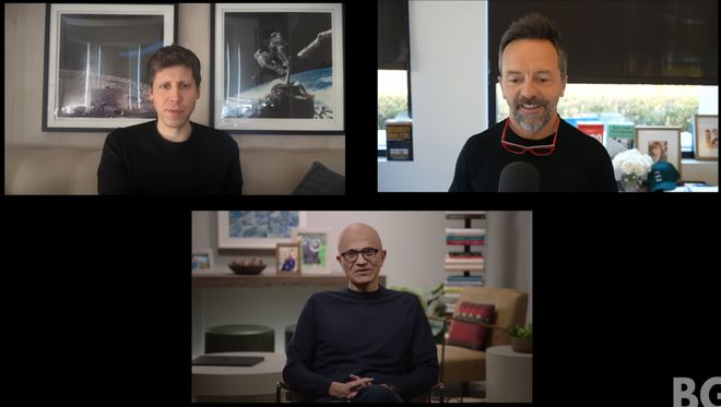 后首次对谈：「我们是天作之合！」麻将胡了2奥特曼和纳德拉艰难重组(图6)